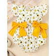 thumbnail image 4 of Rovasas Baby Girls Rompers Flower/Fruits Print Round Neck Infant Bodysuits, 4 of 9