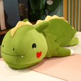 thumbnail image 1 of 80/120cm Giant Dream Dinosaur Plush Toy Soft Stuffed Cartoon Animal Doll Girlfriend Sleeping Pillow Baby Kids Birthday Nice Giftgreen80cm Deng Xun unisex, 1 of 2