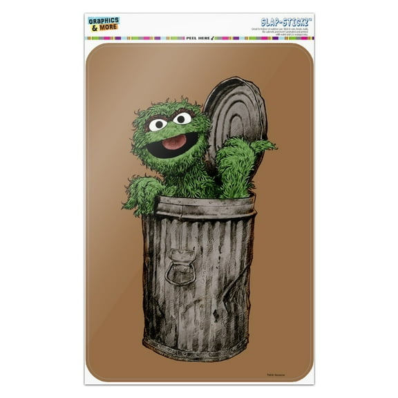 Sesame Street Vintage Oscar the Grouch Home Business Office Sign