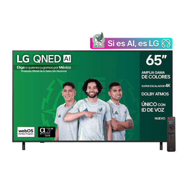 TELEVISOR LG QNED MOD. 65QNED82ASG SMART UHD