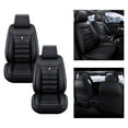 thumbnail image 2 of Maidao 2pcs Front Car Seat Cover for Renault for Megane/Scala/Grand Modus 1996-Present 2 Seats Leather Airbag Compatible Waterproof Front Set Cushion Protector Black, 2 of 6