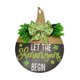 thumbnail image 2 of Letrero para puerta con texto "Feliz Día de San Patricio", 30 x 30 cm, con lazo, regalos creativos Estilo A, 2 of 9