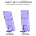 thumbnail image 2 of ELEHOLD Case for Google Pixel 9/9 Pro, Shockproof Full Body Case Built in Slide Camera Lens Cover & Invisible Kickstand,Purple, 2 of 11