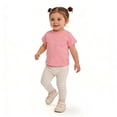 thumbnail image 5 of GiLiling Toddler T Shirts Cotton Summer Basic T Shirts Boys Girls Tee Undershirt Short Sleeve Crew Neck Shirt (Pink, 9-12 Months), 5 of 5