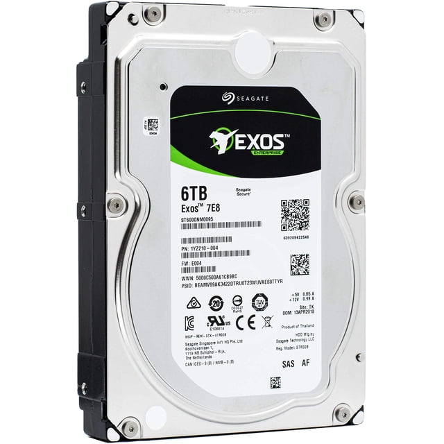 Disco Duro Seagate Exos 7E8 6TB 7200RPM SAS 3,5"