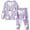 Purple, variant on Girls Boys Halloween Print Pajama Set Kids Sleepwear Outfit Soft Comfortable Casual Wear for Children Toddler 2 9 Years