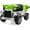 White And Green, variant on 12V Electric Ride on Dump Truck, 12v 4WD Ride on Dump Truck with Remote Control, Electric Construction Toy Car with Power Dump Bed & Shovel, 2 Speeds, Bluetooth Music Player, Gift