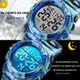 thumbnail image 3 of Reloj Para Niños Multifunción Digital Impermeable Deportivo Azul Claro Malubero Tipo de pantalla: analógico-digital, 3 of 3