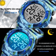 thumbnail image 3 of Reloj Para Niños Multifunción Digital Impermeable Deportivo Azul Claro Malubero Tipo de pantalla: analógico-digital, 3 of 3