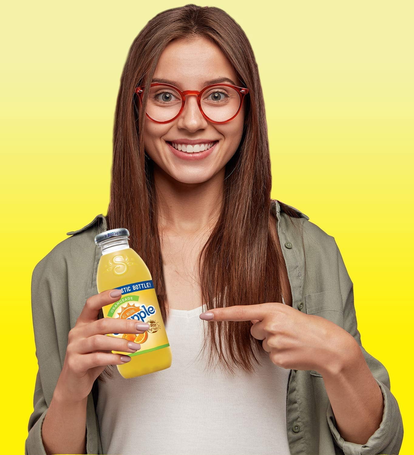 Snapple - Orangeade - 16 fl oz 24 Plastic Bottles