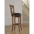 thumbnail image 6 of Provence 34" Swivel Tall Bar Stool in Light Oak, 6 of 9