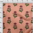 thumbnail image 2 of oneOone Viscose Chiffon Peach Fabric Floral Block Sewing Craft Projects Fabric Prints By Yard 42 Inch Wide, 2 of 4