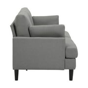 Positano Mid Modern Sofa, Oatmeal Fabric