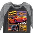 thumbnail image 3 of Disney Cars - Lightning McQueen Best Trophies - Toddler & Youth Raglan Graphic T-Shirt, 3 of 6