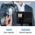 thumbnail image 4 of Generic Time Clock Attendance Face Recognition with Password Palm Print Facial for Employees Access Control Machine Support Multi Language System USB Port Data Management Device Suitable for School, 4 of 8