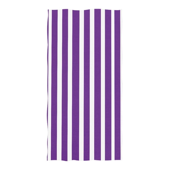 Oversized Beach Towel Extra Large Absorbent Microfiber Bath Towels Soft Quick Drying Modena Purple and White Striped 74"x37"