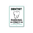 thumbnail image 2 of Dentist Parking Novelty Decor, Metal Wall Sign - 10x14 Inches, 2 of 4