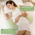 thumbnail image 2 of SHANNA Pregnancy Pillow for Side Sleeping, Adjustable Comfort Full Body Support Pillow for Pregnant Women, Maternity & Body Pillow, Nursing Pillow, Gray, 2 of 7
