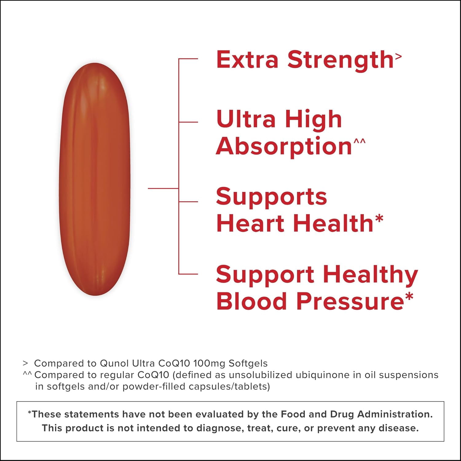Qunol CoQ10 200mg Softgels, Ultra CoQ10 - Ultra High Absorption Coenzyme Q10 Supplements - Antioxidant Supplement for Vascular and Heart Health & Energy Production, 90 Count