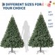 thumbnail image 3 of 7.5-foot premium spruce pre-lit artificial christmas tree equipped con clear LED lights, 3 of 7
