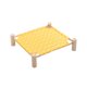 thumbnail image 1 of Billuyoard Cama para perros de tela de transpirable para un sueño reparador cama para mascotas desmontable y lavable cama elevada para mascotas Suministros para perros S fondo amarillo rhom, 1 of 6