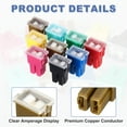 thumbnail image 3 of Uxcell 3pcs Cartridge Fuse, 32VDC 120A Female Terminal Automotive Assortment J Case Fuse for Car, Truck, RV, Boats, Coffee, 3 of 6