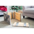 thumbnail image 4 of 23" Square Natural Weathered Gray Christmas Tree Collar, 4 of 4