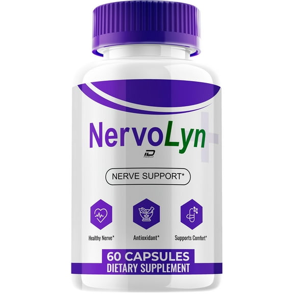 Nervo Lyn Capsules – Nervolyn Natural Ingredients Glycogen Support, 1 Pack, 60 Capsules