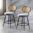 thumbnail image 2 of Counter Stool With Rattan Back, 2 of 7