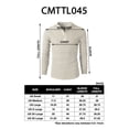 thumbnail image 6 of H2H Mens Casual Henley Long Sleeve Waffle Cotton T-Shirts BEIGE US 2XL/ASIA 3XL (CMTTL045), 6 of 6