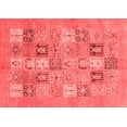 thumbnail image 1 of Ahgly Company Indoor Rectangle Abstract Red Modern Area Rugs, 4' x 6', 1 of 4