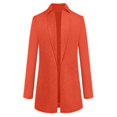 thumbnail image 1 of Women Wool Trench Long Overcoat Winter Fashion Outwear Soft Warm Button Jacket For Ladies, 1 of 5