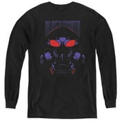 Aquaman Movie Black Manta Youth Long Sleeve T-Shirt Tee Black