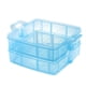 thumbnail image 4 of Billuyoard Clear Jewelry Organizer Box Holding Case 3-layer Home Compartment Sundries Container Organization Storage Boxes Holder Almacenamiento y organización del hogar azul, 4 of 4