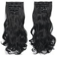 thumbnail image 2 of Vikudy Hair Extensions Clearance Real As Remy Fashion Hair Long Clip in Hair Extensions Full Head Curly Wig, 1X Wig, Human Hair Extensions on Sale, 2 of 3
