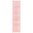 thumbnail image 3 of Unique Loom Chindi Cotton Collection Area Rug - Briah (2' 7" x 10' Runner Rose/Ivory), 3 of 7