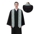thumbnail image 4 of Haiem Pirate Adventure Map Pattern Graduation Stole 2024 | Premium Satin Sash for Graduation Ceremony, 4 of 7