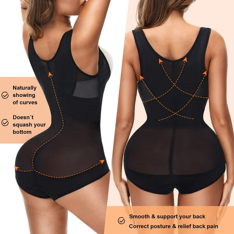 Body Shaper for Women Bodysuit Shapewear Tummy Control Cincher