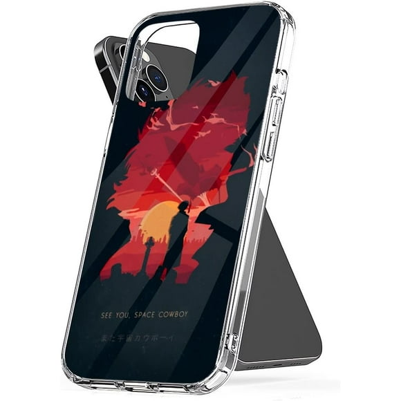 Phone Case Cowboys Cover See TPU You Accessories Later Protect Space Shockproof Bebop Prints Transparent Compatible with iPhone 15 Pro Max 6.7 Inch