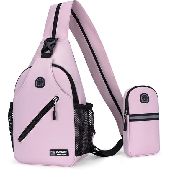 Cross Body Bags for Women & Men Waterproof Sling Backpack with Mini Phone Bag Personal Item Travel Bag Anti-Theft Daypack for Summer Travel Essentials Hiking