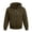 Army Green, variant on Zimjoy Men's Zipped Hoodies Jackets Long Sleeve Hoodies for Men with Zipper Casual Lightweight Winter Jacket with Hood Black L