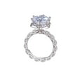 thumbnail image 1 of 5ct Moissanite Wedding Bands for Women Round Cut D Color VVS1 Diamond Rings Engagement Rings with Certificate, 1 of 9