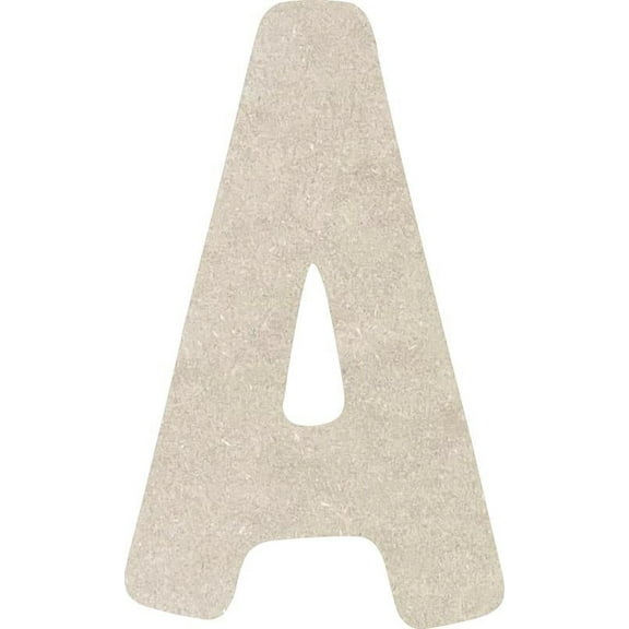 Awesome Life Craft Unfinished MDF Wood Letter A 5'' Tall, Custom Cut, Nursery