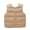 Brown, variant on LYMAYTER Unisex Winter Vest Girls Boys down Warm Tank for Baby Thickened Sleeveless Jacket 1-6 Years