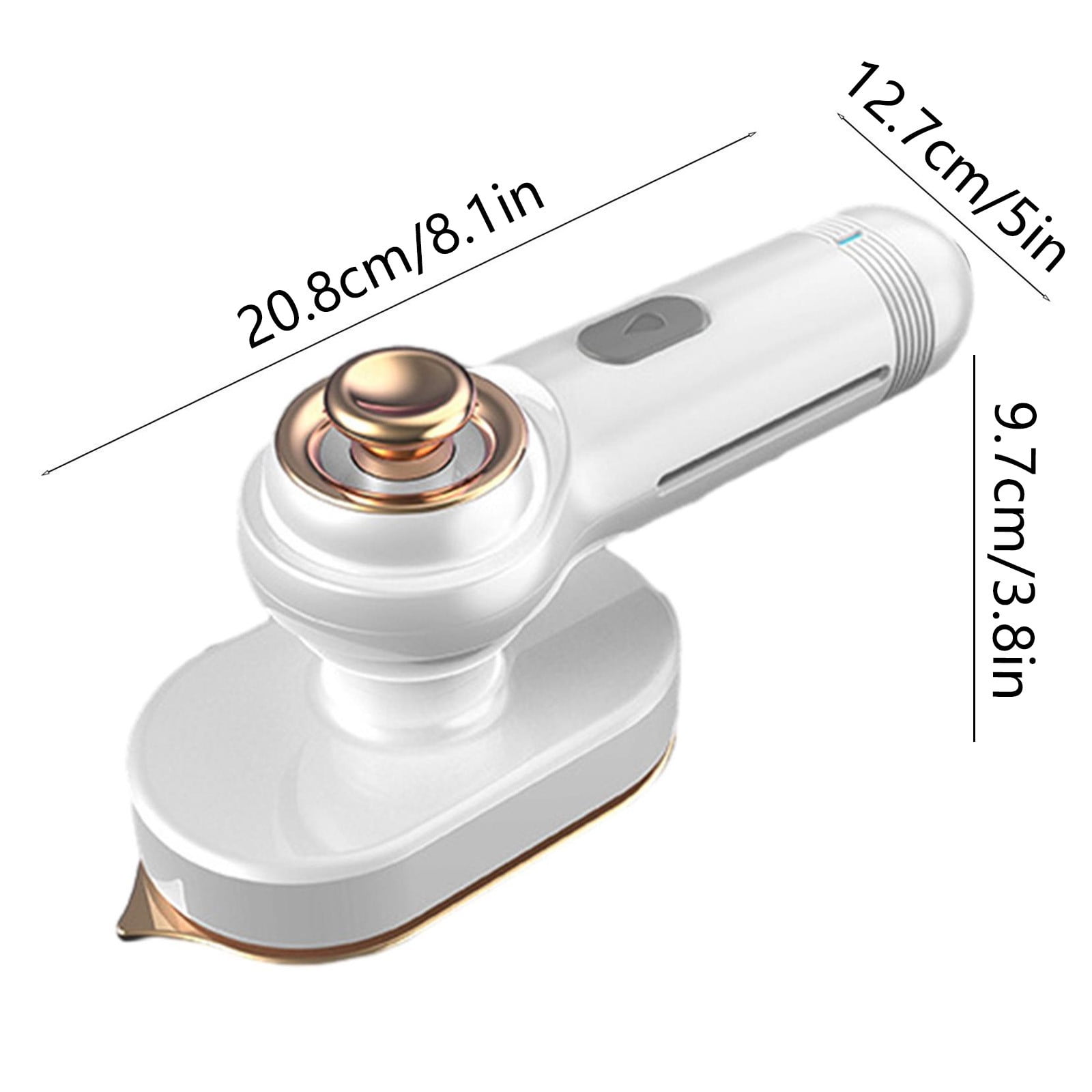 Handheld Mini Steam Iron, Portable Travel Iron with Steam Technology, Leak-Proof Design, Quick Heat-Up, Compact and Lightweight for Home and Travel Use
