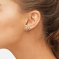 thumbnail image 4 of Diamond Stud Earring | 2 Carat IGI Certified Heart Shape Lab Grown Diamond Stud | 14K in Yellow Gold | Solice Lab Diamond Halo Stud Earrings | Prong Setting | FG-VS1-VS2 Quality | Friendly Diamonds, 4 of 5