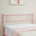 thumbnail image 4 of EDTara Heart Design Metal Bed Frame, Iron-Art Headboard With Sturdy Slats and Space for Underbed Storage, 4 of 7
