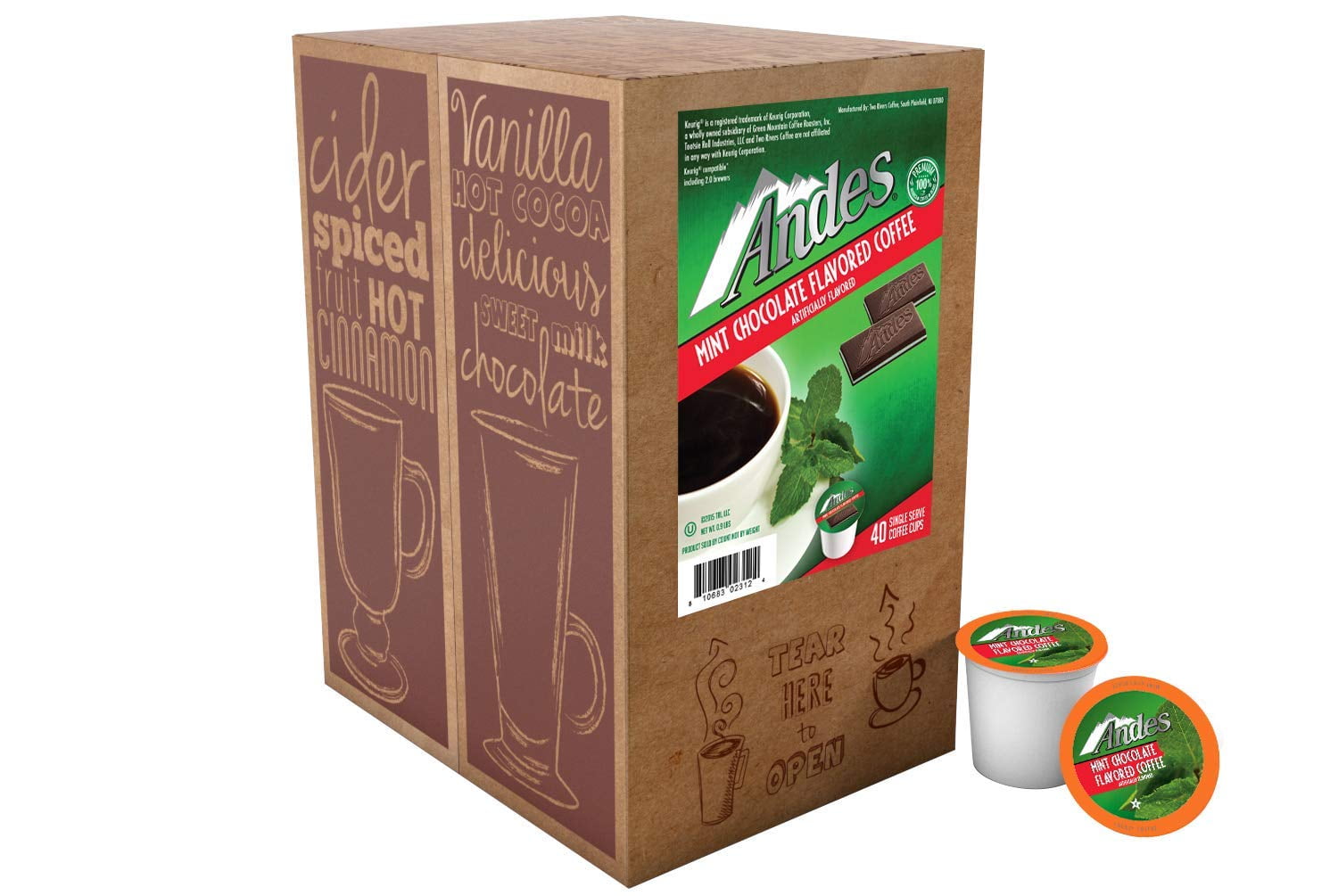Andes Mints Coffee, 40 Count K cups