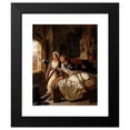 thumbnail image 2 of Eugène Delacroix 12x14 Black Modern Framed Museum Art Print Titled - Rebecca and the Wounded Ivanhoe (1823), 2 of 5