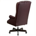 thumbnail image 3 of Scranton & Co Chaise de Bureau Rembourrée Traditionnelle en Bordeaux, 3 of 4